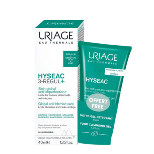 HYSÉAC 3REGUL+ 40ML + HYSEAC GEL 50ML